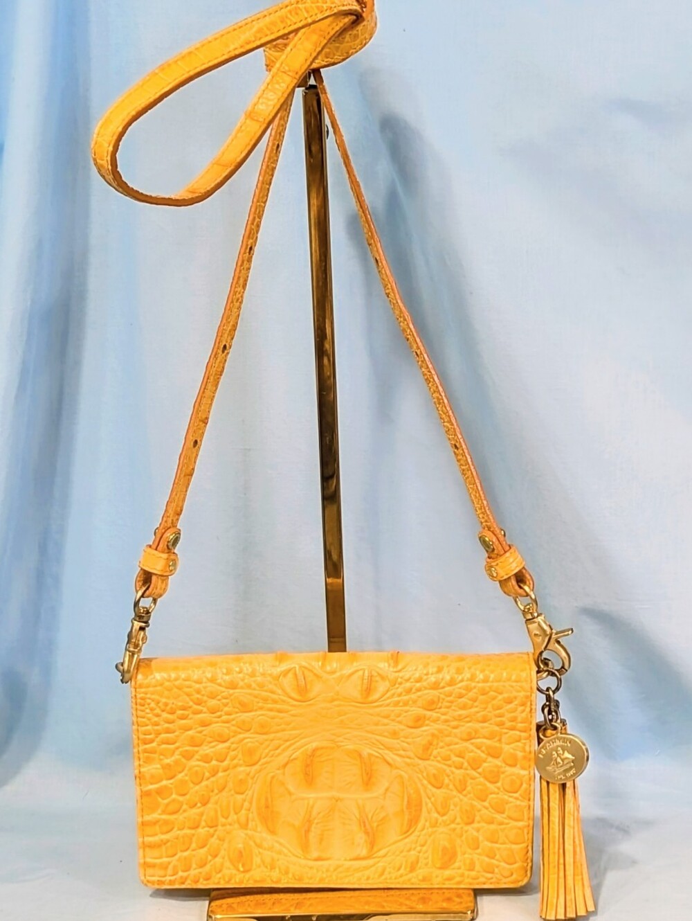 VEUC Brahmin Amelia Crossbody in Saffron